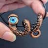Tentacule alien oeil bleu