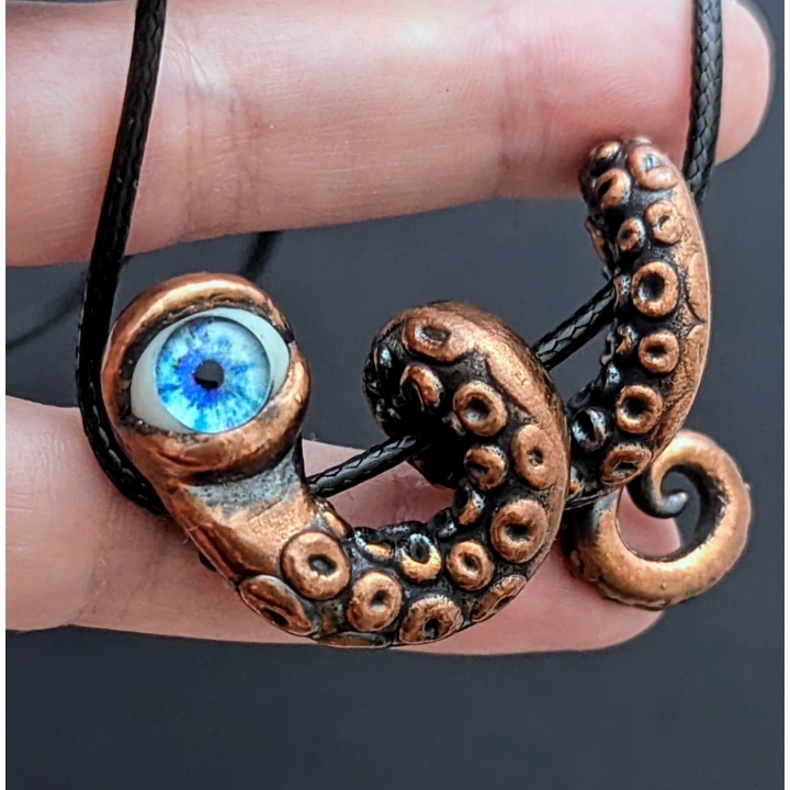Tentacule alien oeil bleu