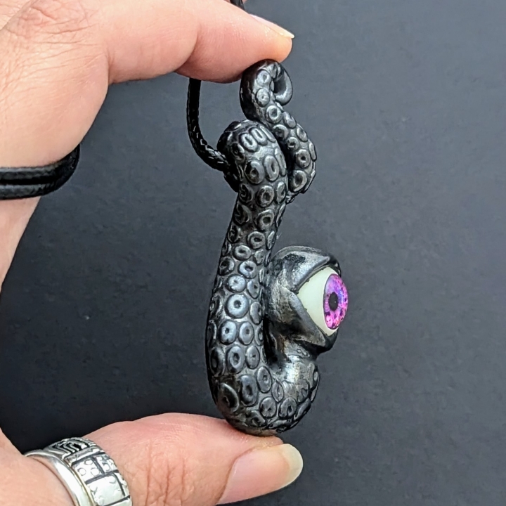 Tentacule alien oeil Violet