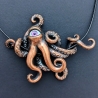 Grande Pieuvre Alien oeil violet