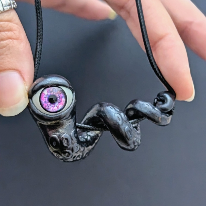 Tentacule alien oeil Violet