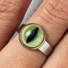 Bague oeil chat jaune