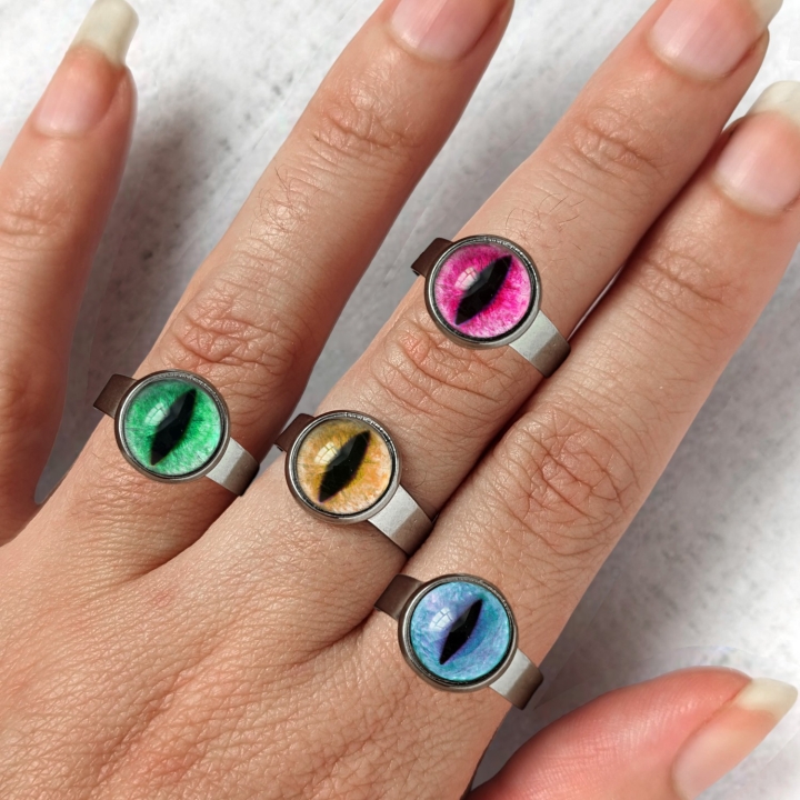 Bague œil de chat