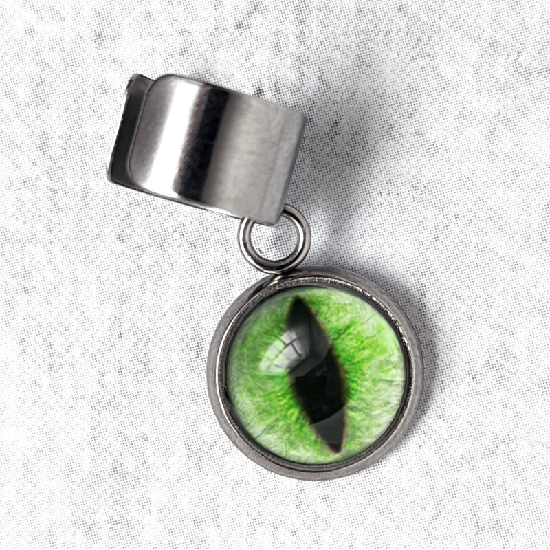 bague d'oreille Oeil de chat clair