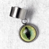 bague d'oreille Oeil de chat jaune