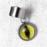 bague d'oreille Oeil de chat jaune