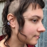 bague d'oreille Oeil de chat
