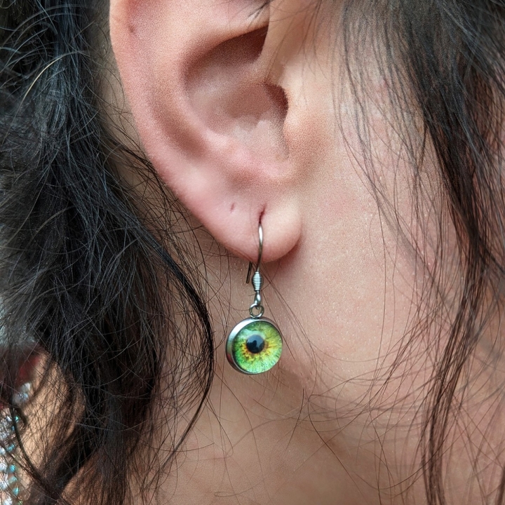 Boucles d'oreilles Oeil de chat