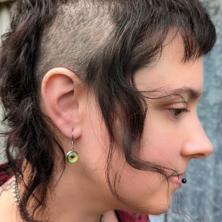 Boucles d'oreilles Oeil de chat