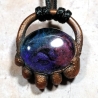 Pendentif méduse cuivre  nébuleuse galaxie galaxy pieuvre poulpe octopus